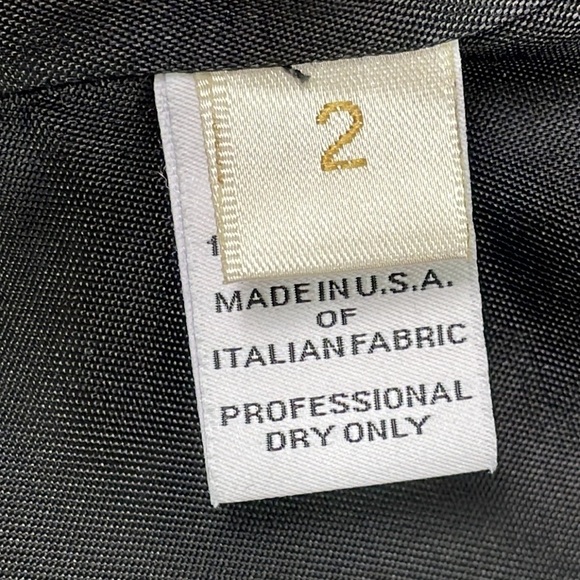 Fleurette Double Breasted 100% Wool Peacoat in Midnight Navy Blue Sz 2 - Picture 11 of 13